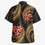 Hawaii Hawaiian Shirt Polynesian Gold Plumeria