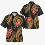 Wallis and Futuna Hawaiian Shirt Polynesian Gold Plumeria