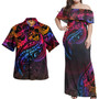 New Zealand Combo Off Shoulder Long Dress And Shirt Rainbow Style