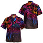 Palau Combo Off Shoulder Long Dress And Shirt Rainbow Style