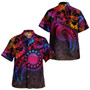 Cook Islands Combo Puletasi And Shirt Rainbow Style