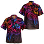 Tonga Combo Short Sleeve Dress And Shirt Rainbow Style