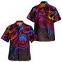 Federated States Of Micronesia Combo Short Sleeve Dress And Shirt Rainbow Style