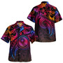 Chuuk State Combo Short Sleeve Dress And Shirt Rainbow Style