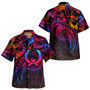 Pohnpei State Combo Short Sleeve Dress And Shirt Rainbow Style
