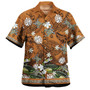 Hawaii Hawaiian Shirt Floral And Tribal Islands