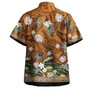 Hawaii Combo Puletasi And Shirt Polynesia Floral And Tribal Islands