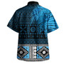 Fiji Combo Dress And Shirt Coat Of Arms Bula Special Fabric Leaves