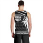 Fiji Tank Top Flag With Coconut Black Style