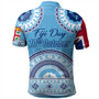 Fiji Polo Shirt Happy Fiji Day Bula Pattern