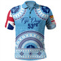 Fiji Polo Shirt Happy Fiji Day Bula Pattern