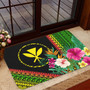 Hawaii Door Mat Kanaka Maoli Polynesian Pattern