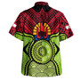 French Polynesia Hawaiian Shirt Native Polynesian Mix Aboriginal Patterns