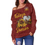 Samoa Off Shoulder Sweatshirt Talofa Samoa Style