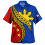 Philippines Filipinos Hawaiian Shirt Filipinos Sun Tattoo Artist Flag