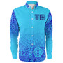 Fiji Long Sleeve Shirt Fiji Independence 1970 Tapa Style