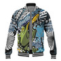 Hawaii Baseball Jacket Custom Polynesian Fishing Club Tribal Style