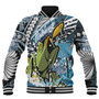 Hawaii Baseball Jacket Custom Polynesian Fishing Club Tribal Style