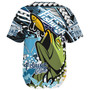 Hawaii Baseball Shirt Custom Polynesian Fishing Club Tribal Style