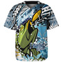 Hawaii Baseball Shirt Custom Polynesian Fishing Club Tribal Style