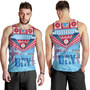 Fiji Tank Top Happy Fiji independence Day Ethnic Masi Tribal Design