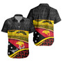 Papua New Guinea Custom Personalized Short Sleeve Shirt With Tribal Motif
