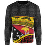 Papua New Guinea Custom Personalized Sweatshirt With Tribal Motif