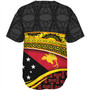 Papua New Guinea Custom Personalized Baseball Shirt With Tribal Motif