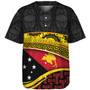 Papua New Guinea Custom Personalized Baseball Shirt With Tribal Motif