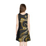 Hawaii Girls Sleeveless Sundress Polynesian Pattern Gold Version