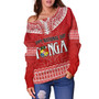 Tonga Custom Personalised Off Shoulder Sweatshirt Happy National Day