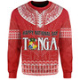 Tonga Custom Personalised Sweatshirt Happy National Day