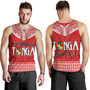 Tonga Custom Personalised Tank Top Happy National Day