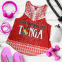 Tonga Custom Personalised Women Tank Happy National Day