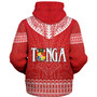 Tonga Custom Personalised Sherpa Hoodie Happy National Day