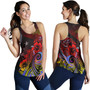 Papua New Guinea Women Tank Birds Of Paradise With Flag Color Style