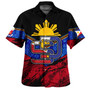 Philippines Filipinos Hawaiian Shirt San Diego Filipino Grunge Brush Stroke Style