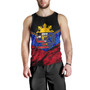 Philippines Filipinos Tank Top San Diego Filipino Grunge Brush Stroke Style