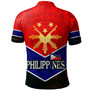 Philippines Filipinos Polo Shirt Sun Filipinos Tribal Flowers Patterns