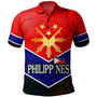 Philippines Filipinos Polo Shirt Sun Filipinos Tribal Flowers Patterns