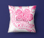 Hawaii Pillow Cover Pink Hibiscus And Plumeria Flowers Polynesian Decor