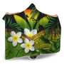 Hawaii Hooded Blanket Custom Kanaka Polynesian Tropical