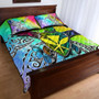 Hawaii Quilt Bed Set Hawaii Map And Turtle Tribal Patterns