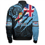 Fiji Bomber Jacket Custom Fiji In My Heart Polynesian Style