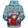 Fiji Sherpa Hoodie Custom Merry Christmas Bula Santa Marau na Kerisimasi Fiji