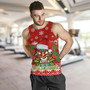 Hawaii Tank Top Christmas Tiki Polynesian Pattern