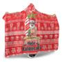 Hawaii Hooded Blanket Mele Kalikimaka Merry Christmas Tree Pineapple Tropical