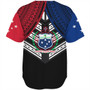 Samoa Baseball Shirt Tribal Pacific Design