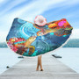 Hawaii Beach Blanket Turtle Kiss Ocean Galaxy