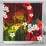 Hawaii Shower Curtain Custom Turtle Style Reggae Tropical